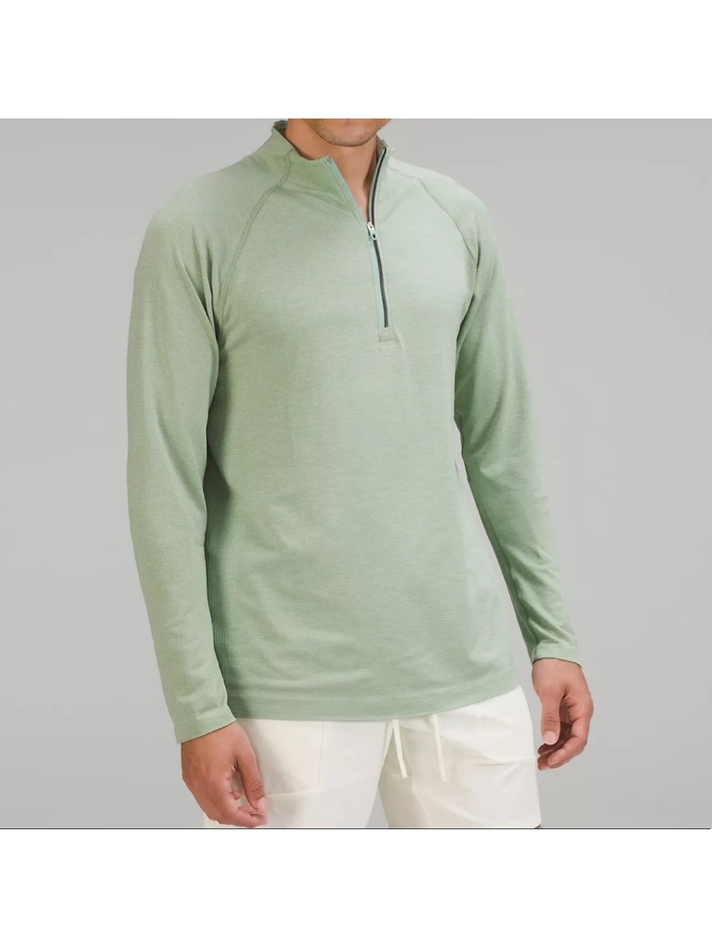 Lululemon Men’s Metal Vent Tech 2.0 Half-Zip XS Green PURPLE